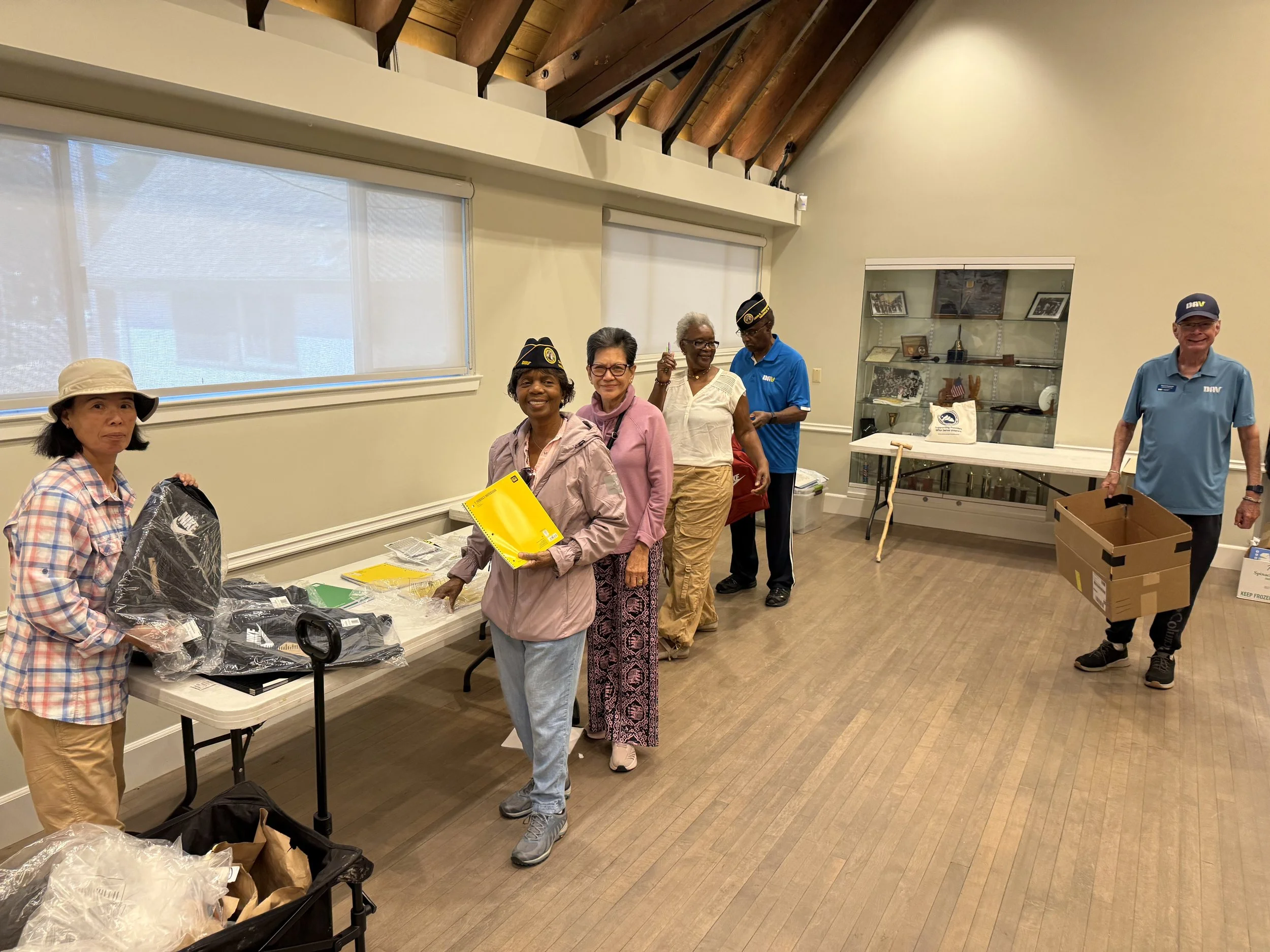 Back to School BackPack Giveaway - September 2026.  Will C. Wood High School in Vacaville, CA, Dan O Root Elementary in Suisun City, CA and Holy Spirit School in Fairfield, CA. 
