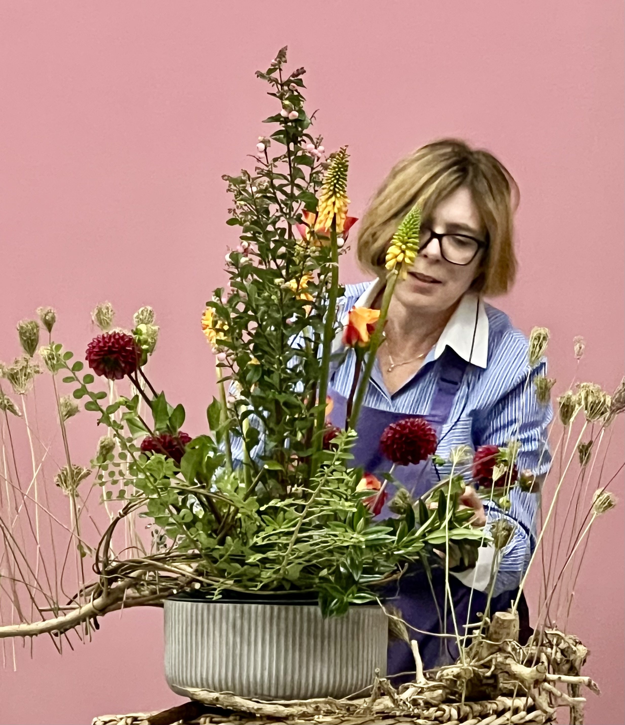  “Nature’s quiet shift into Autumn”. Floral demonstration