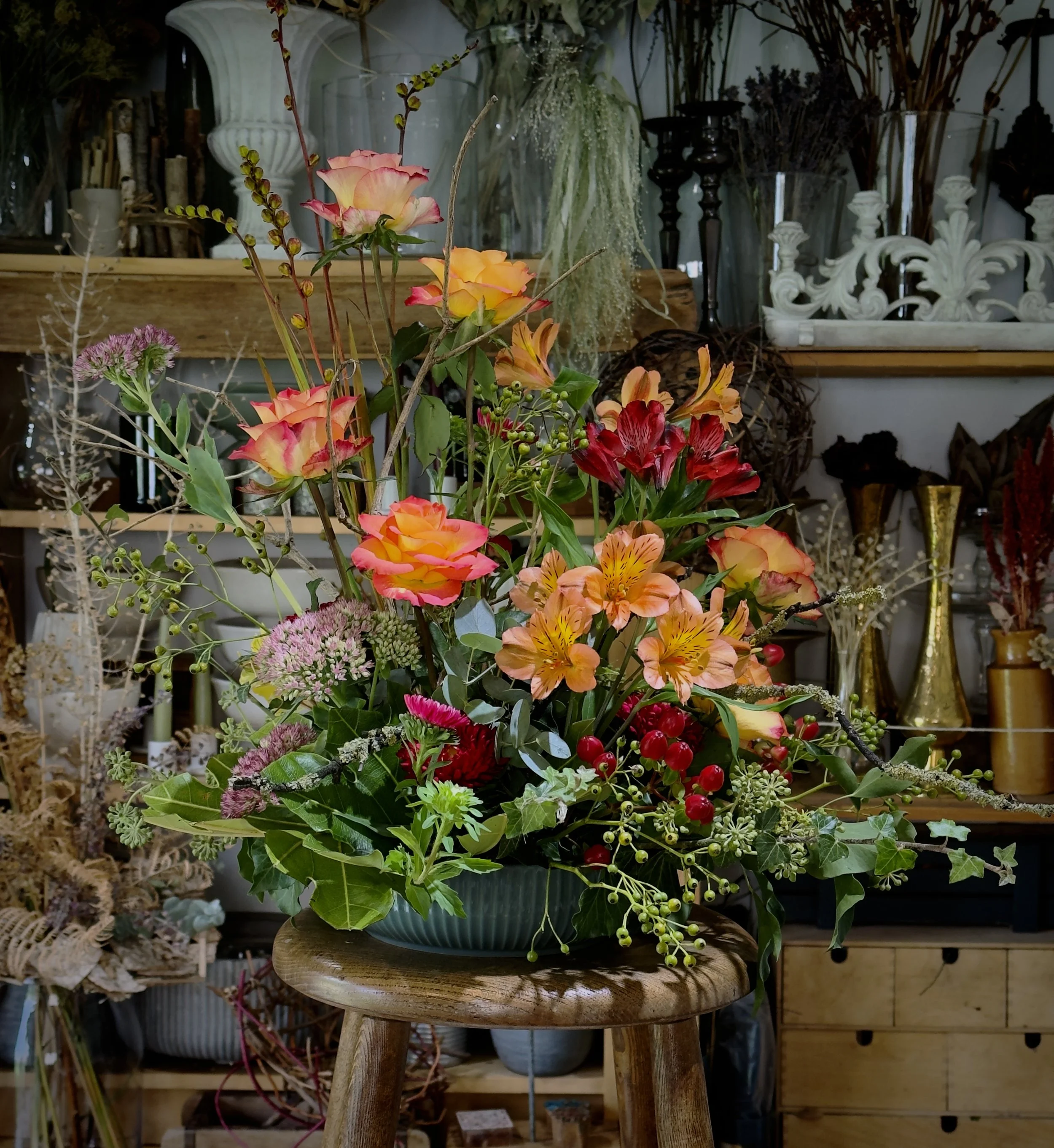 Oct 16th 2026 - Hedgerow &amp; berries Autumn arrangement