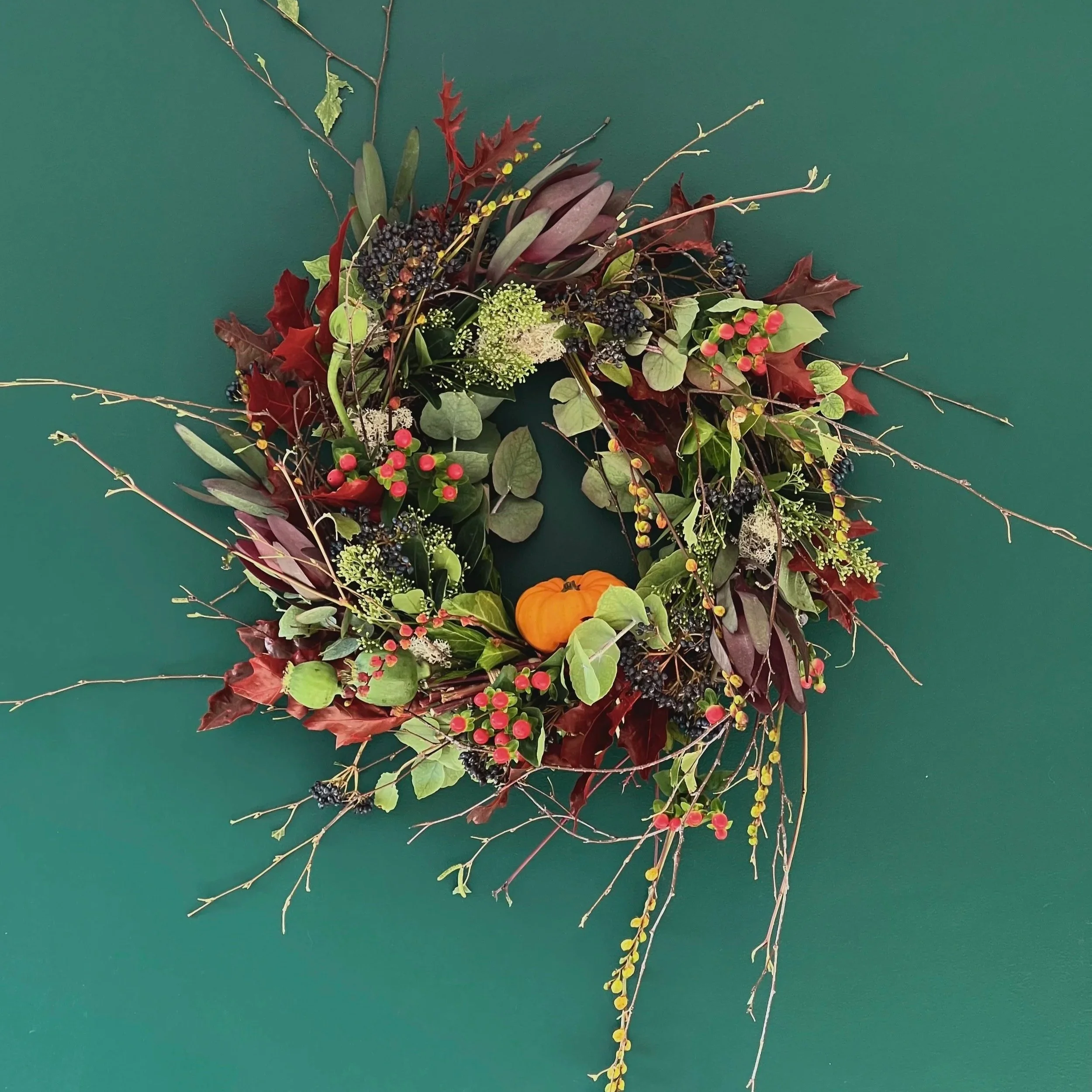 Sept 27th 2026 - Twigs and berries Autumn door wreath 