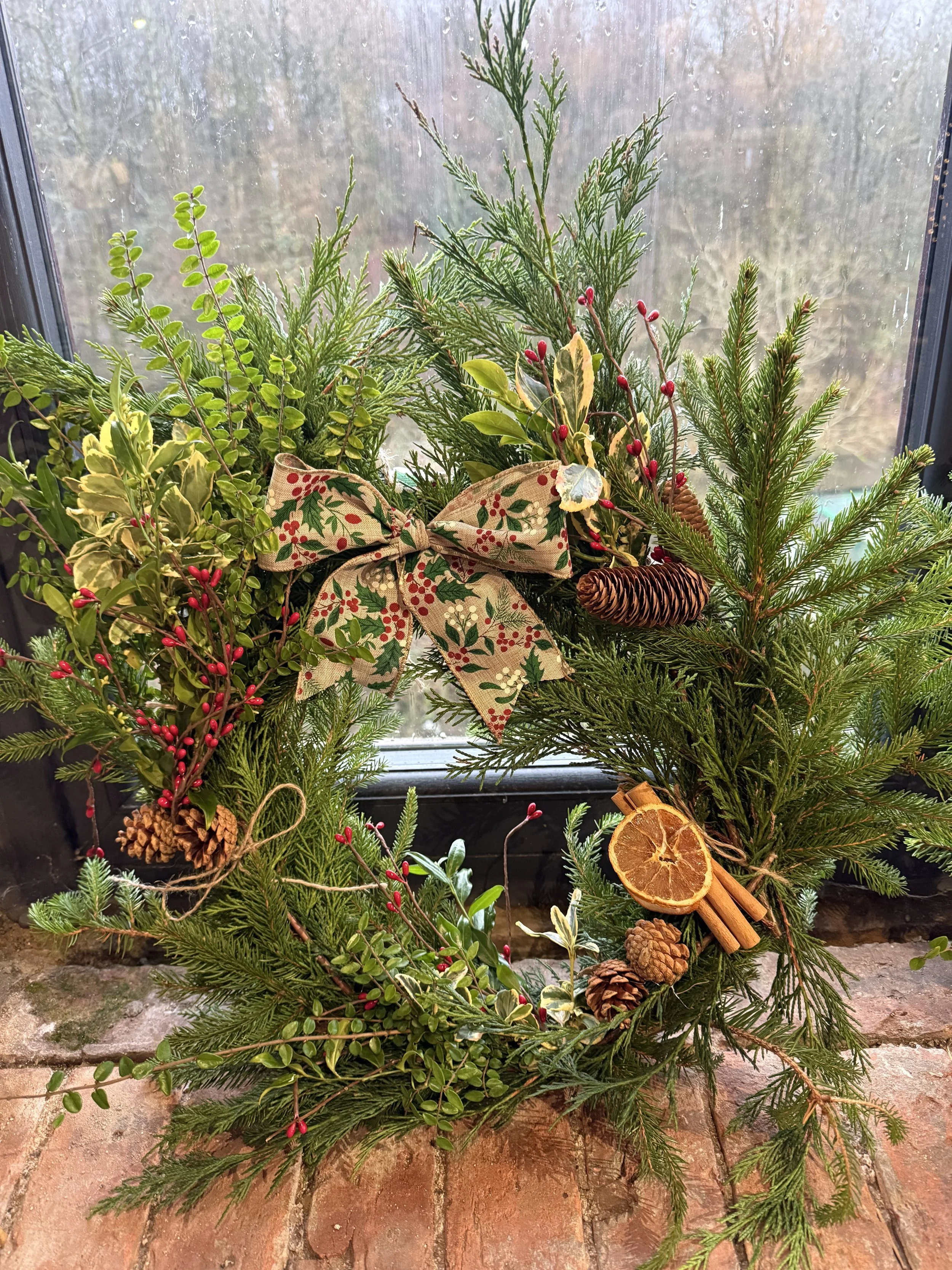 Fresh Christmas Wreath Making Workshop