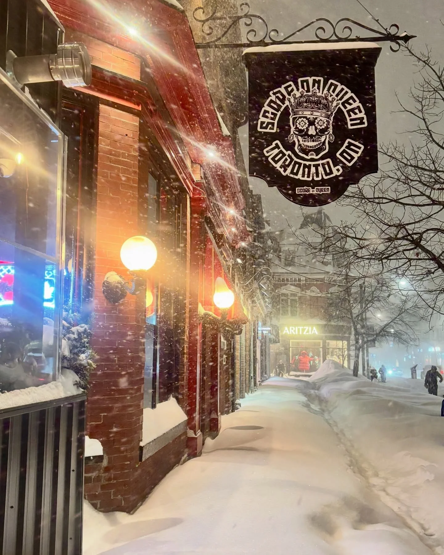 Frosty weather outside, frosty beers inside 🍻❄️