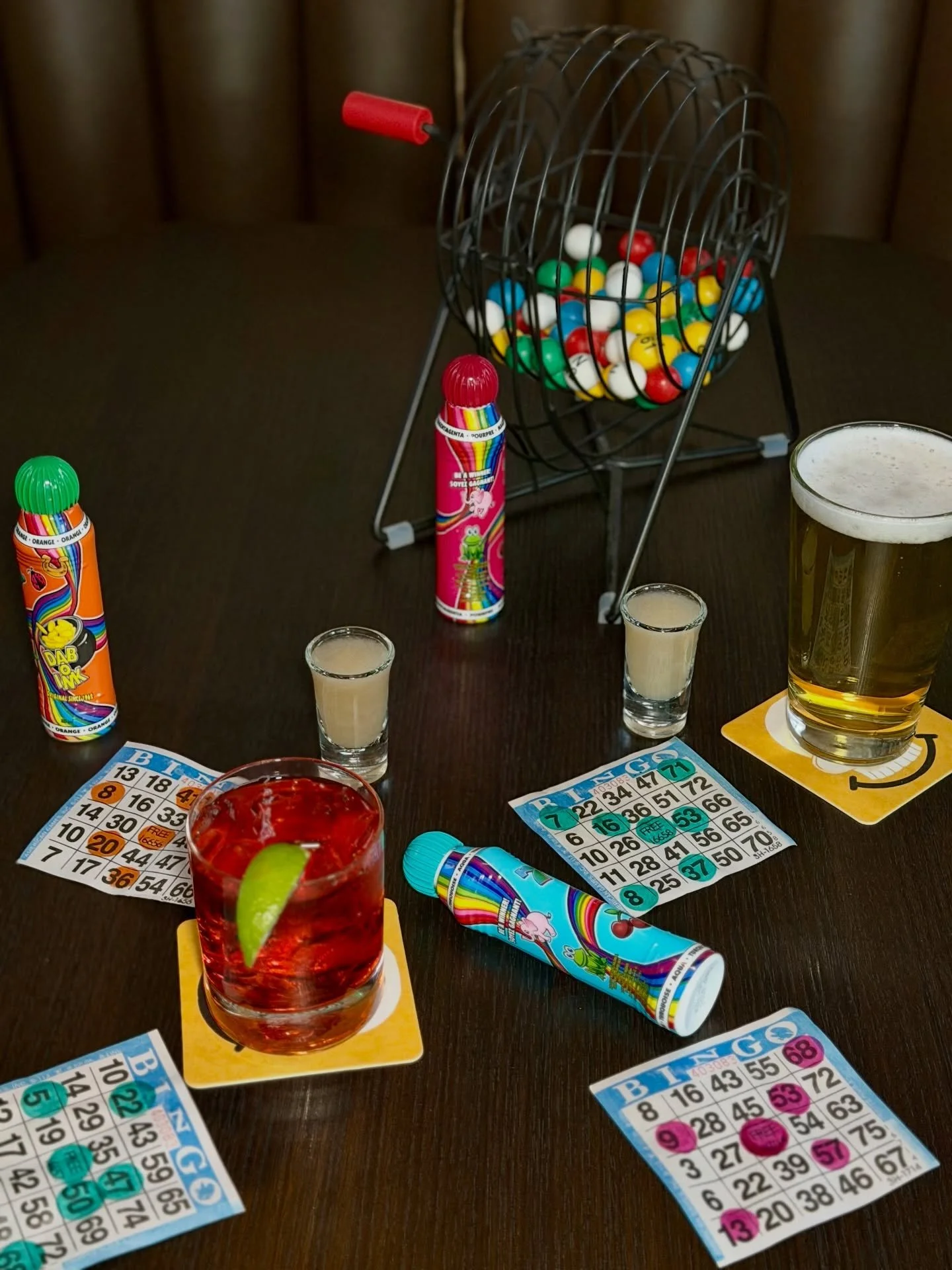 B&bull;I&bull;N&bull;G&bull;O

Every Wednesday! 6pm! Free to play! Sick prizes! Drink deals!

Let&rsquo;s get dabbin!

🟠🟣🟡🟢🔵

#torontoevents #torontoeats #bingonight