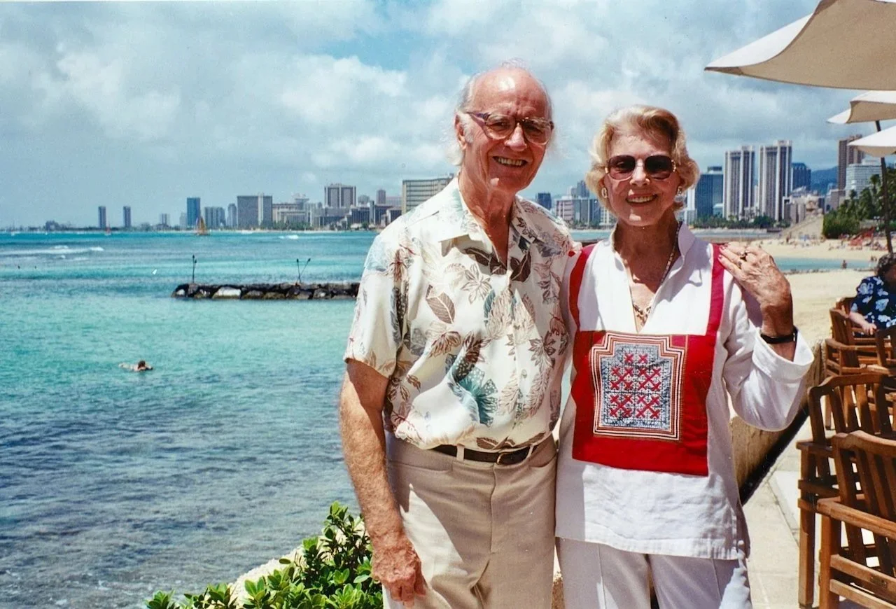 Howard with his 2nd wife Alberta, Honolulu, 1999