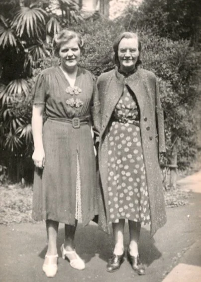 Alma Erickson, Danish nurse at W.T.M.S., with Ethel