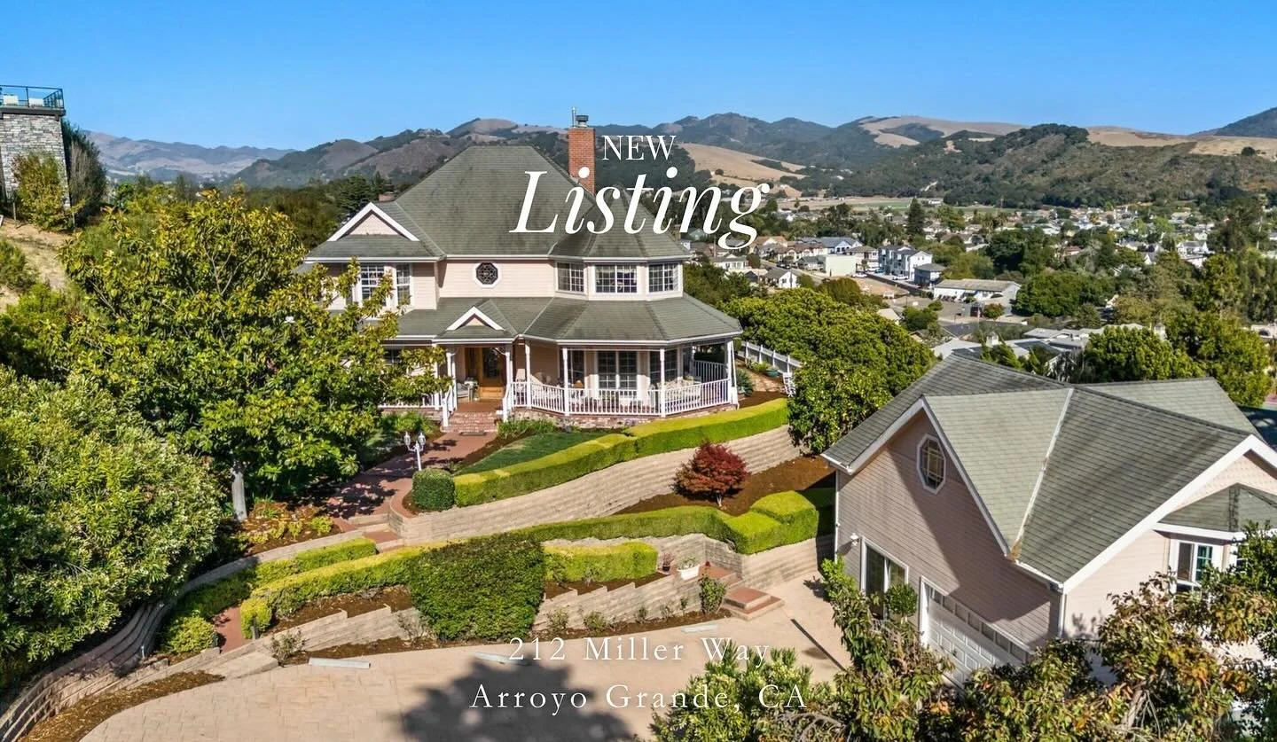 🏛️ Perched above Arroyo Grande&rsquo;s historic Village, this Victorian farmhouse is pure elegance!

&bull; 🌄 Stunning city, mountain, &amp; ocean views
&bull; 🏡 Detached studio + spacious bonus room above garage&mdash;perfect for a shop or creati