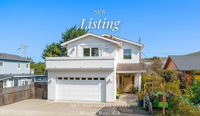 ✨ Just Listed | 987 Allesandro St, Morro Bay ✨

-Custom-built 2005 home in desirable Morro Heights
-Flexible layout: lives as a 4-bed/3-bath home or two separate units
-Upstairs: 1-bed/2-bath executive level with distant ocean + Black Hill views
-Dow