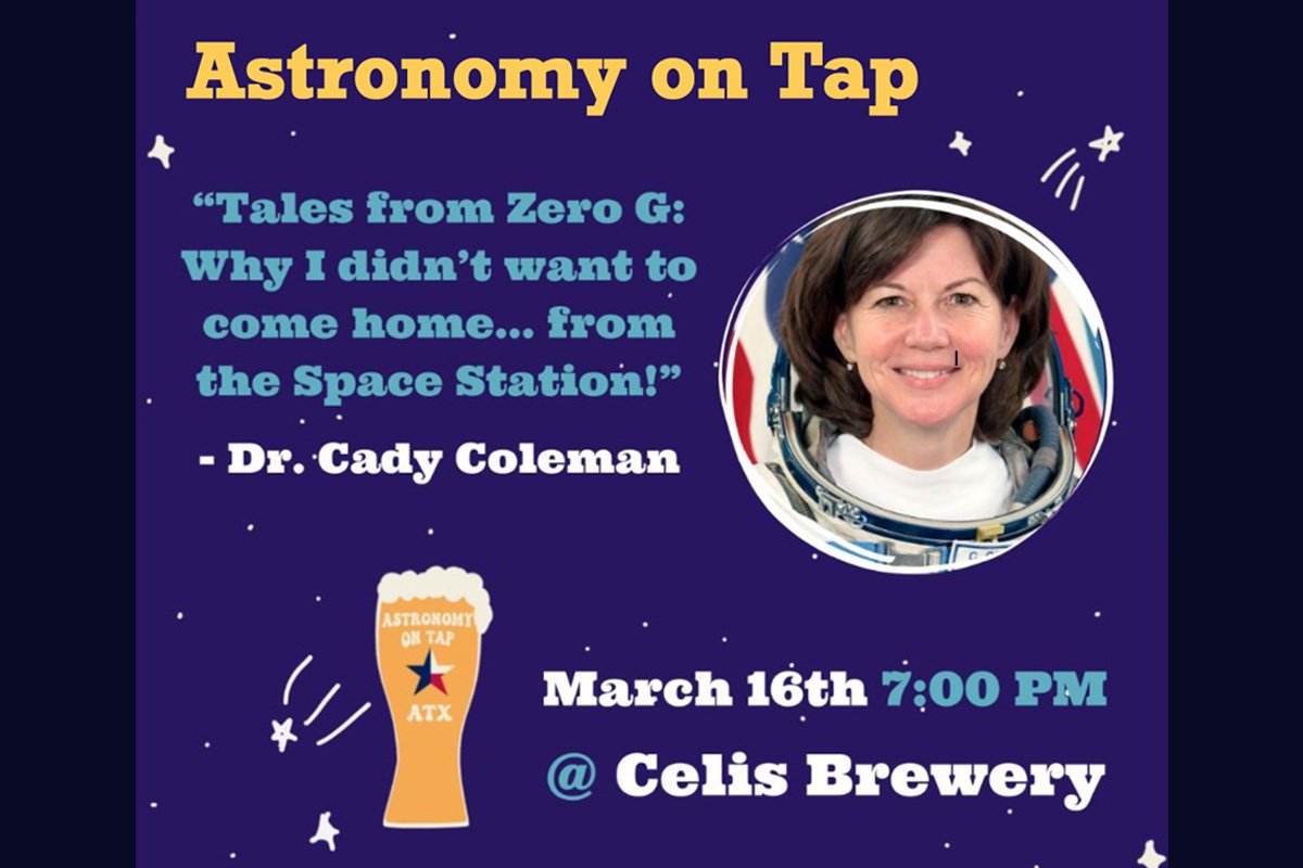 Astronomy on Tap presents Tales from Zero G: Why I Didn't Want to Come Home... from the Space Station!