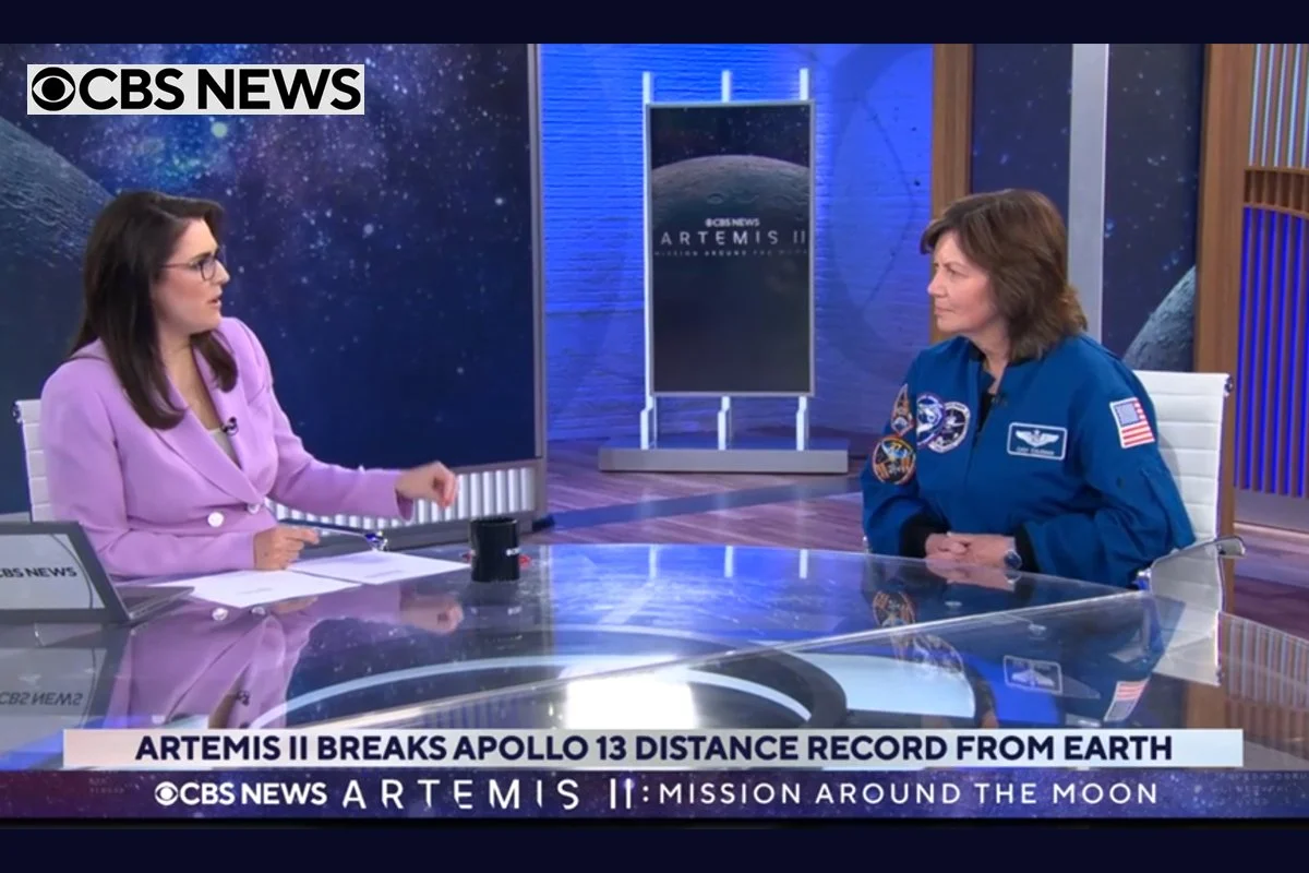 CBS NEWS: ARTEMIS II BREAKS APOLLO 13 DISTANCE RECORD FROM EARTH