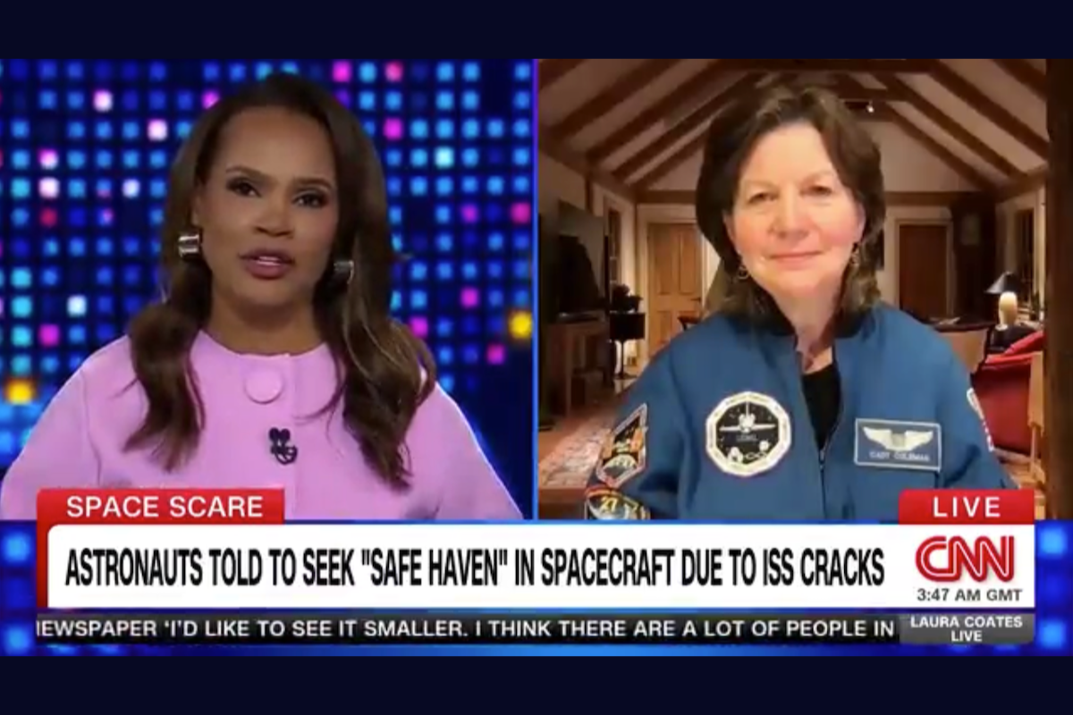 CNN: ISS ASTRONAUTS TOLD TO SEEK SAFE HAVEN DUE TO ISS LEAK