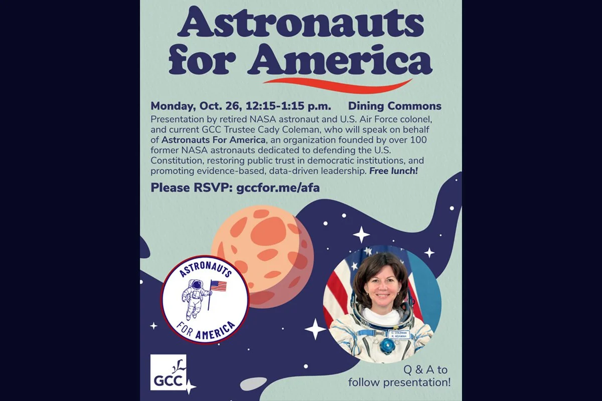 Astronauts for America at Greenfield Community College