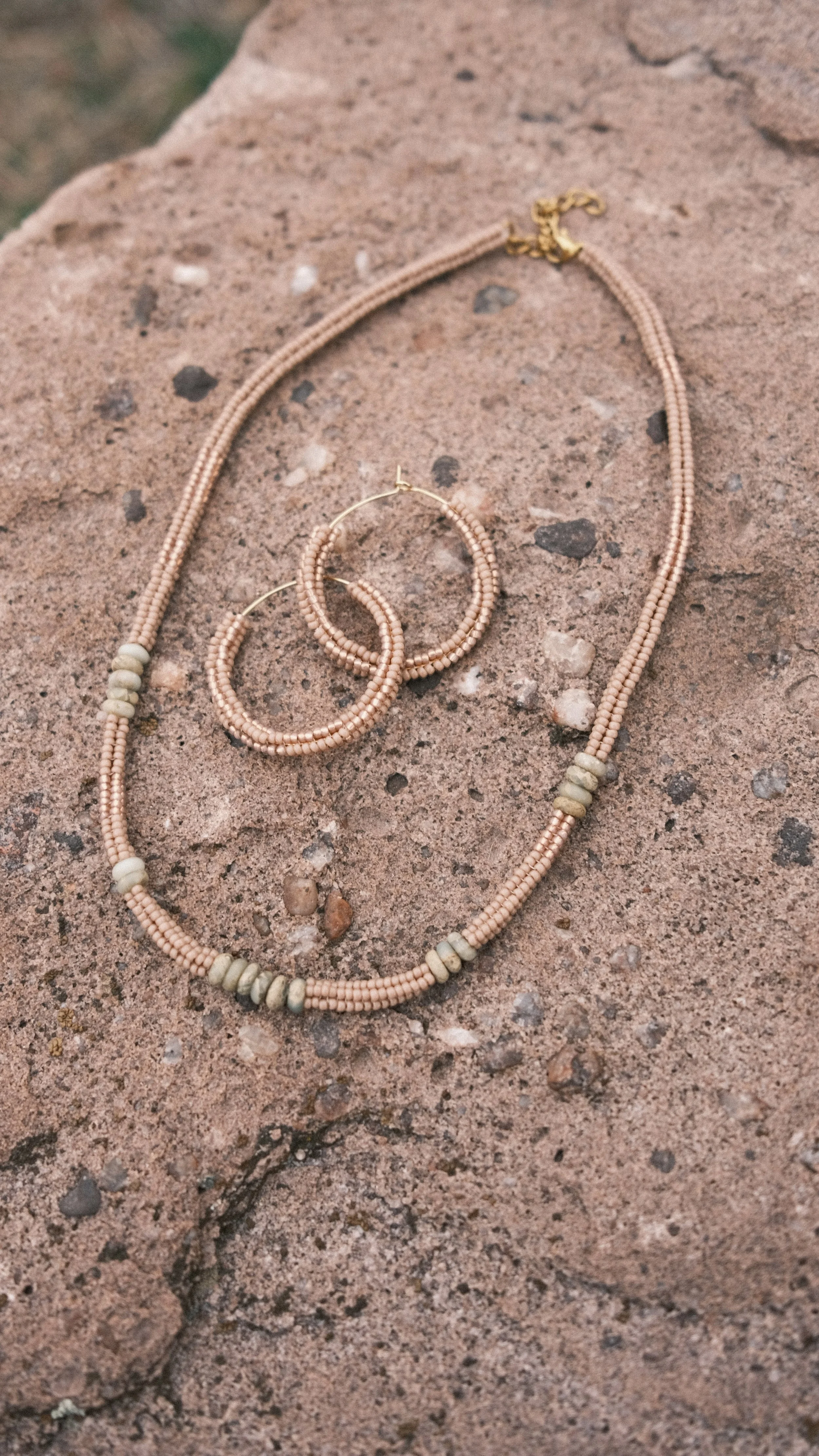 woven opal necklace