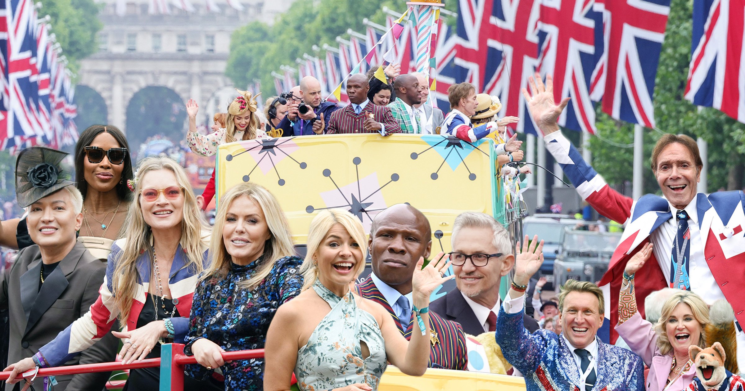 Queen’s Platinum Jubilee pageant: Sir Cliff Richard, Naomi Campbell and Gary Lineker lead star-studded procession (metro.co.uk)