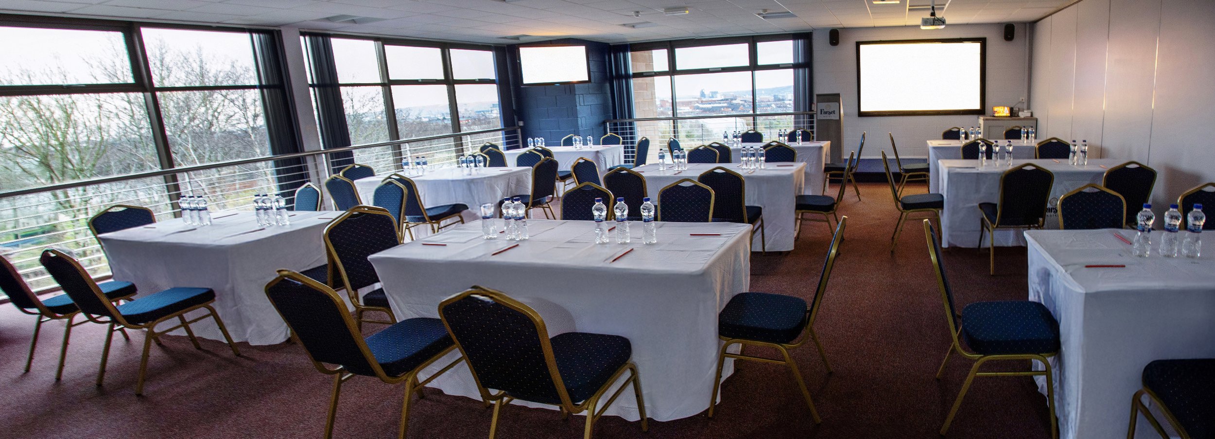 Welcome to Farset International, a new facility opened in January 2003 offering high quality budget accommodation, along with fully equipped conference and banqueting facilities.