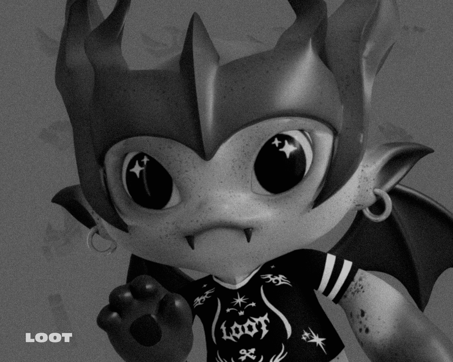 LOOT dragon mascot
