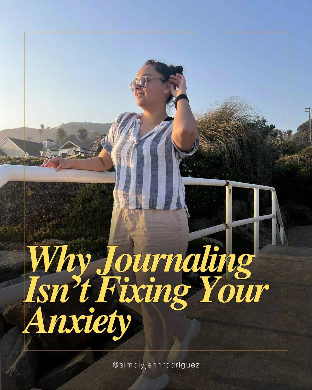 Why Journaling Isn't Fixing Your Anxiety...

Most people think if they just &ldquo;do more&rdquo;

more journaling
more meditation
more affirmations

they&rsquo;ll finally feel calm. But your nervous system doesn&rsquo;t need more, it needs the right