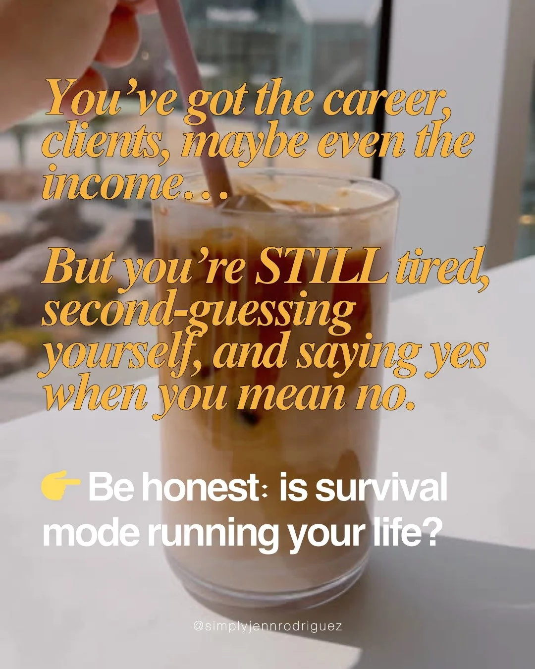 You already know what to do.
But every time you start&hellip; sabotage shows up.

One skipped workout turns into a week.
One &ldquo;yes&rdquo; you didn&rsquo;t mean &rarr; and suddenly your energy is drained.
One old belief &rarr; and you&rsquo;re ba