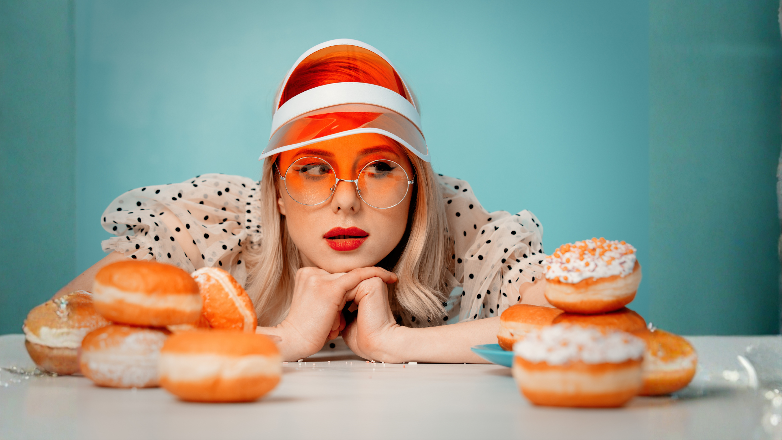 Women longing for doughnuts