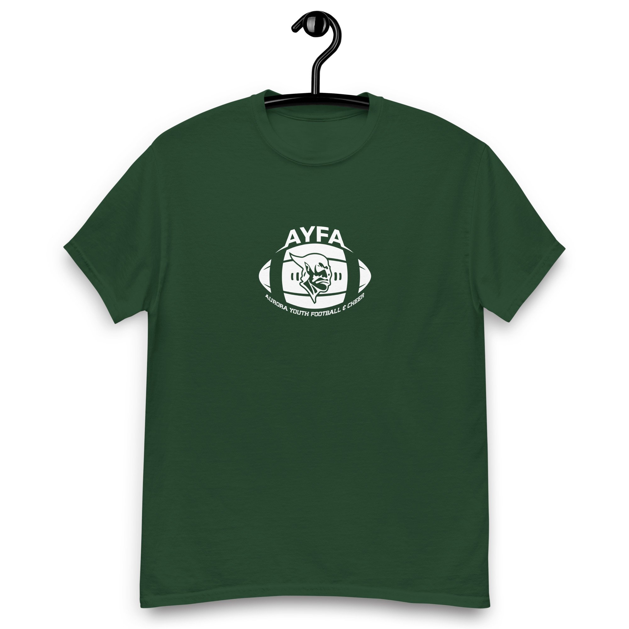 unisex-classic-tee-forest-green-front-685d9a9fcafd9.jpg