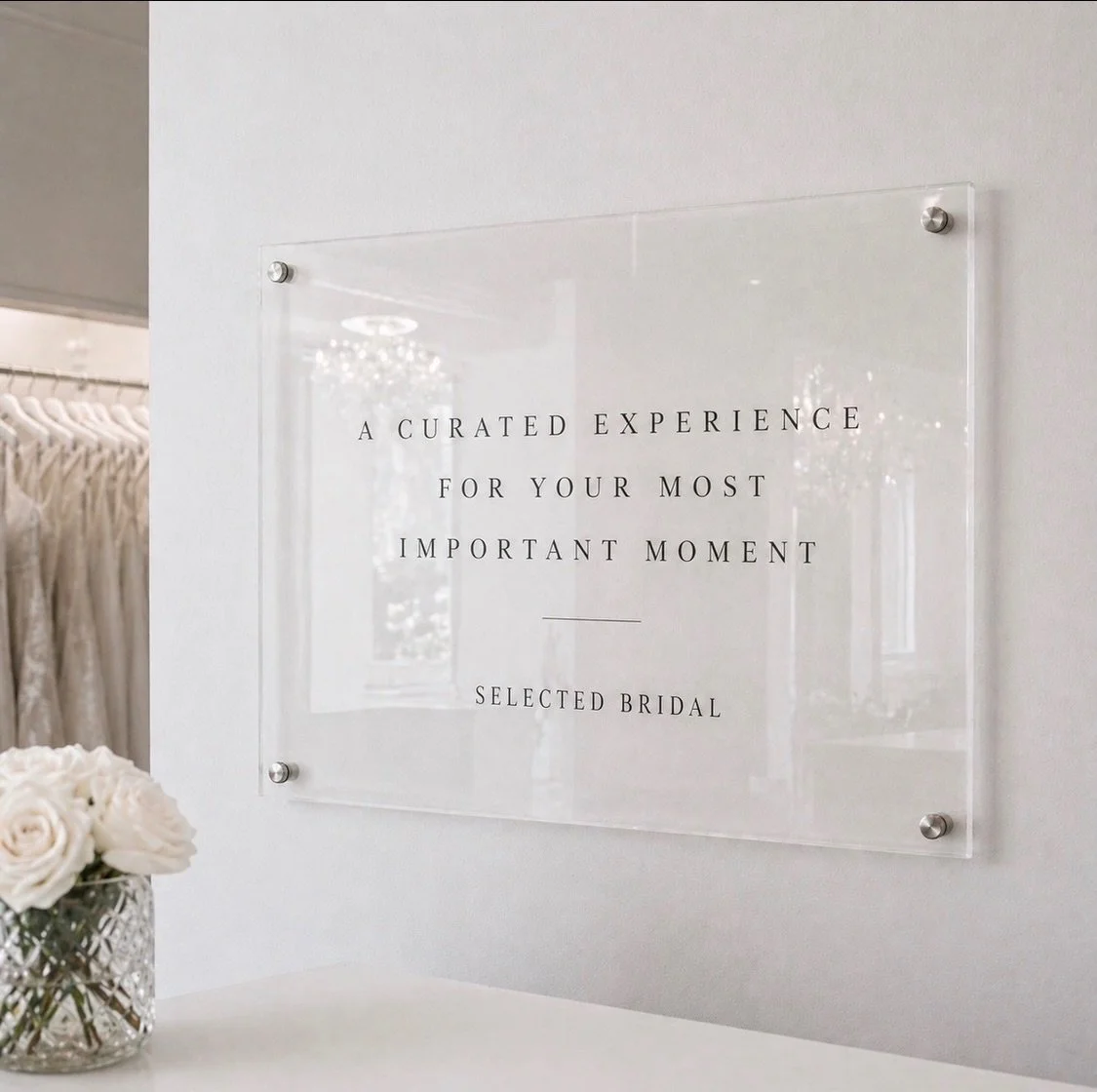 From the moment you walk through our doors, our bridal stylists are here to guide you every step of the way- listening, curating, and making sure you feel completely confident in your choice.

At Selected Bridal, we believe finding your dress should 