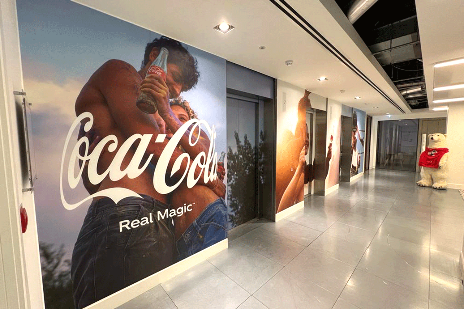 Coca-Cola Office Branding