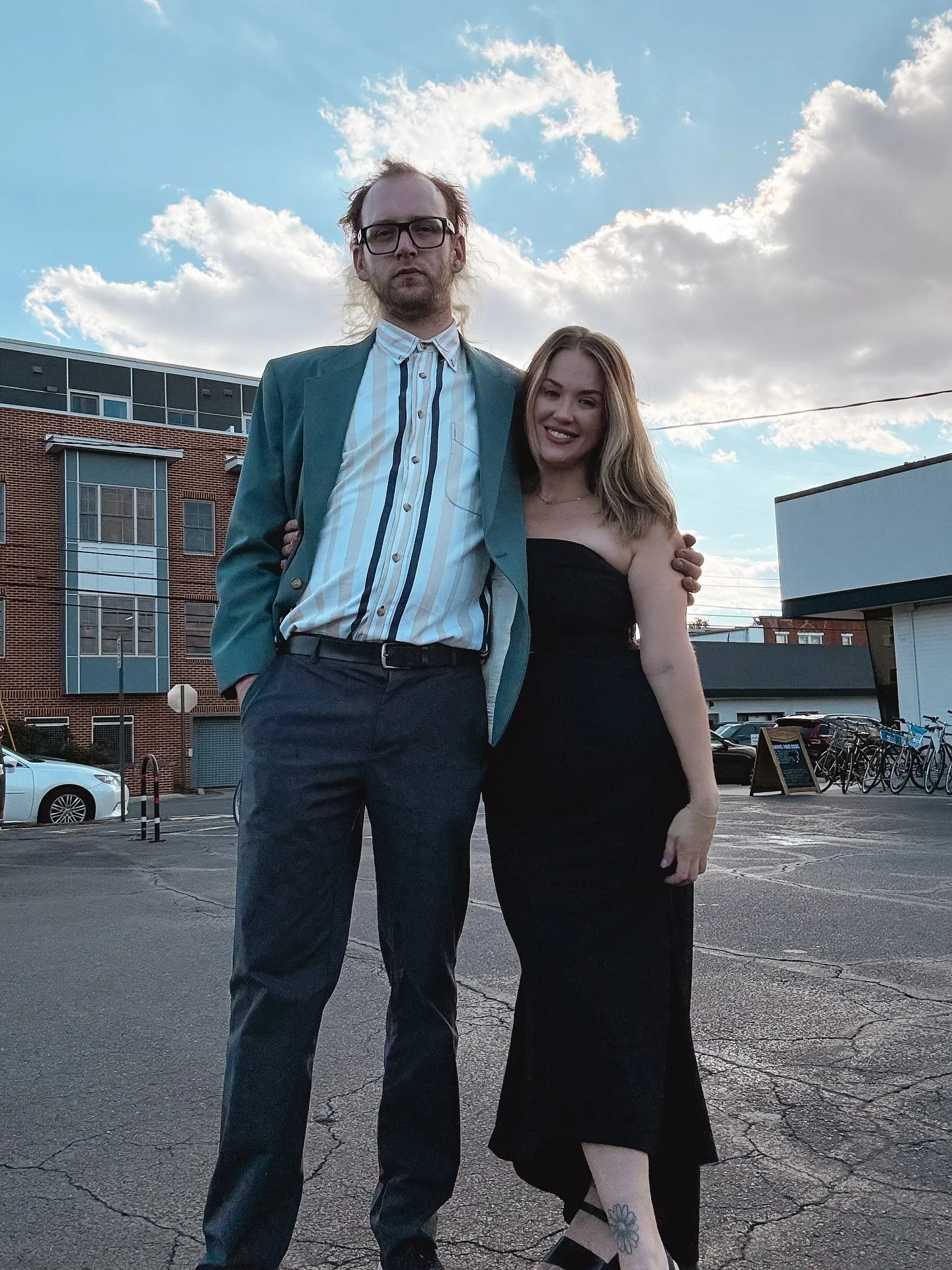 got dressed up and celebrated our friends!!!! 

a beautiful evening in #downtownfrederick indeed 🤍💒