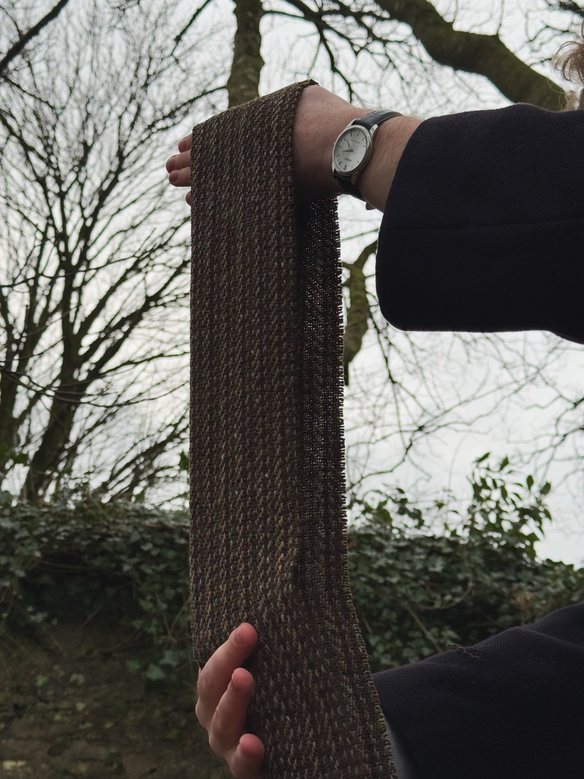 weaver tweed dublin wicklow nature wool scarf seolstudios seol ailbhe beatty
