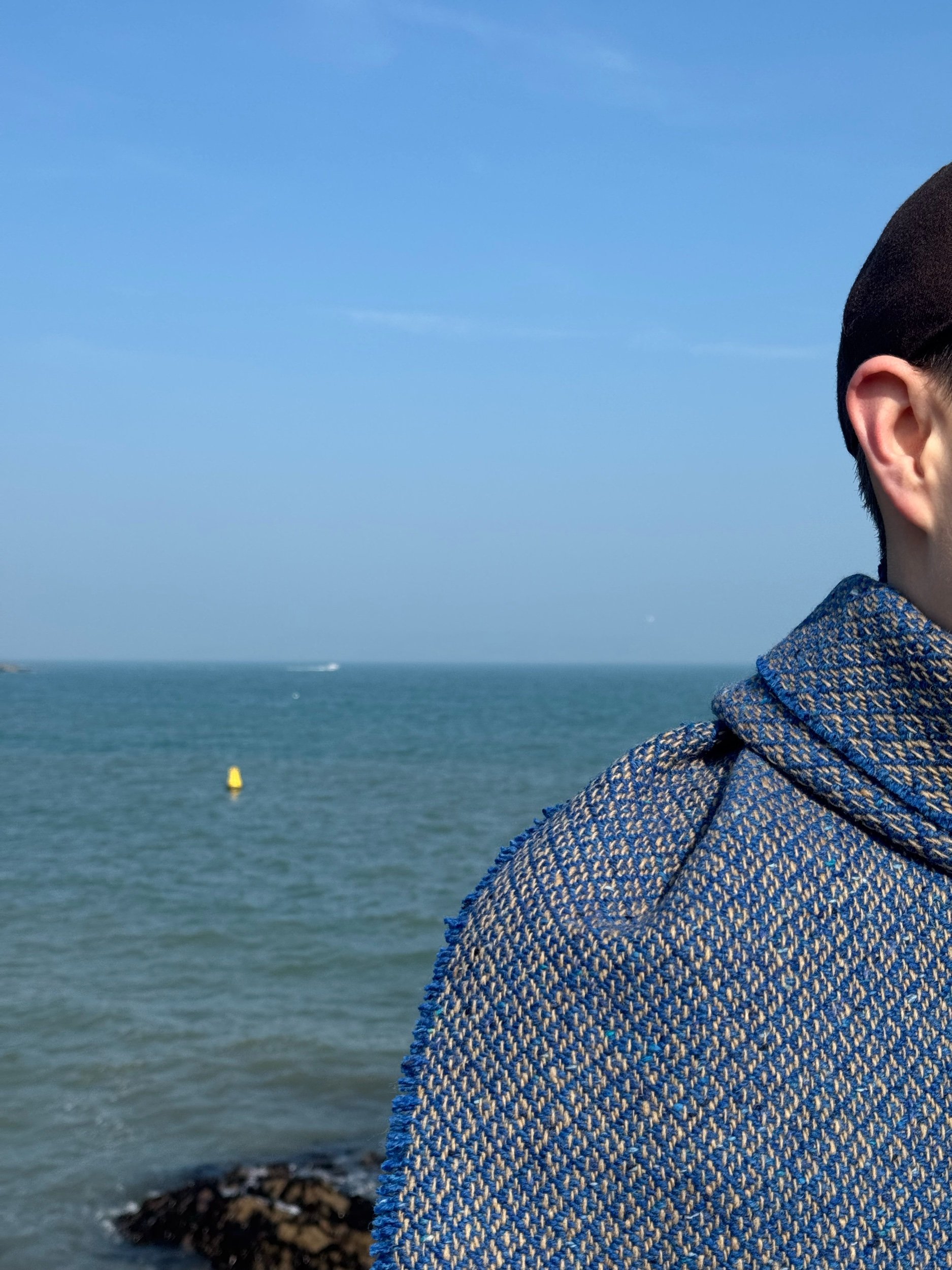 dublin tweed weaving ireland heritage irish handmade handwoven fabric ailbhe beatty architect weaver weaving loom seol studios scarf fashion interiors