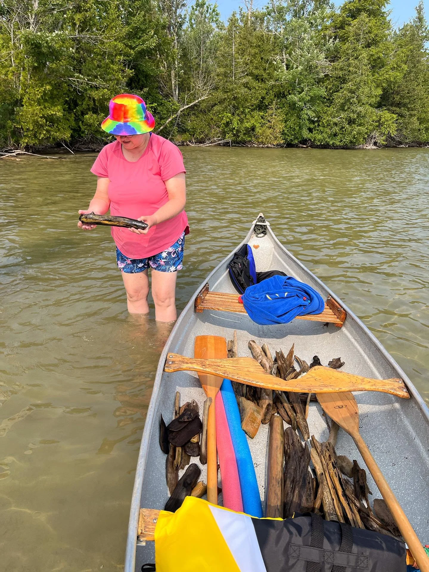 I am definitely having a chipmunk-like summer so far! (Accurate business name chosen.) Been building my stash and gathering inspiration from literally ‘in the lake’ to Wiarton, Owen Sound, downtown Chatham, Blenheim and even the depths of
