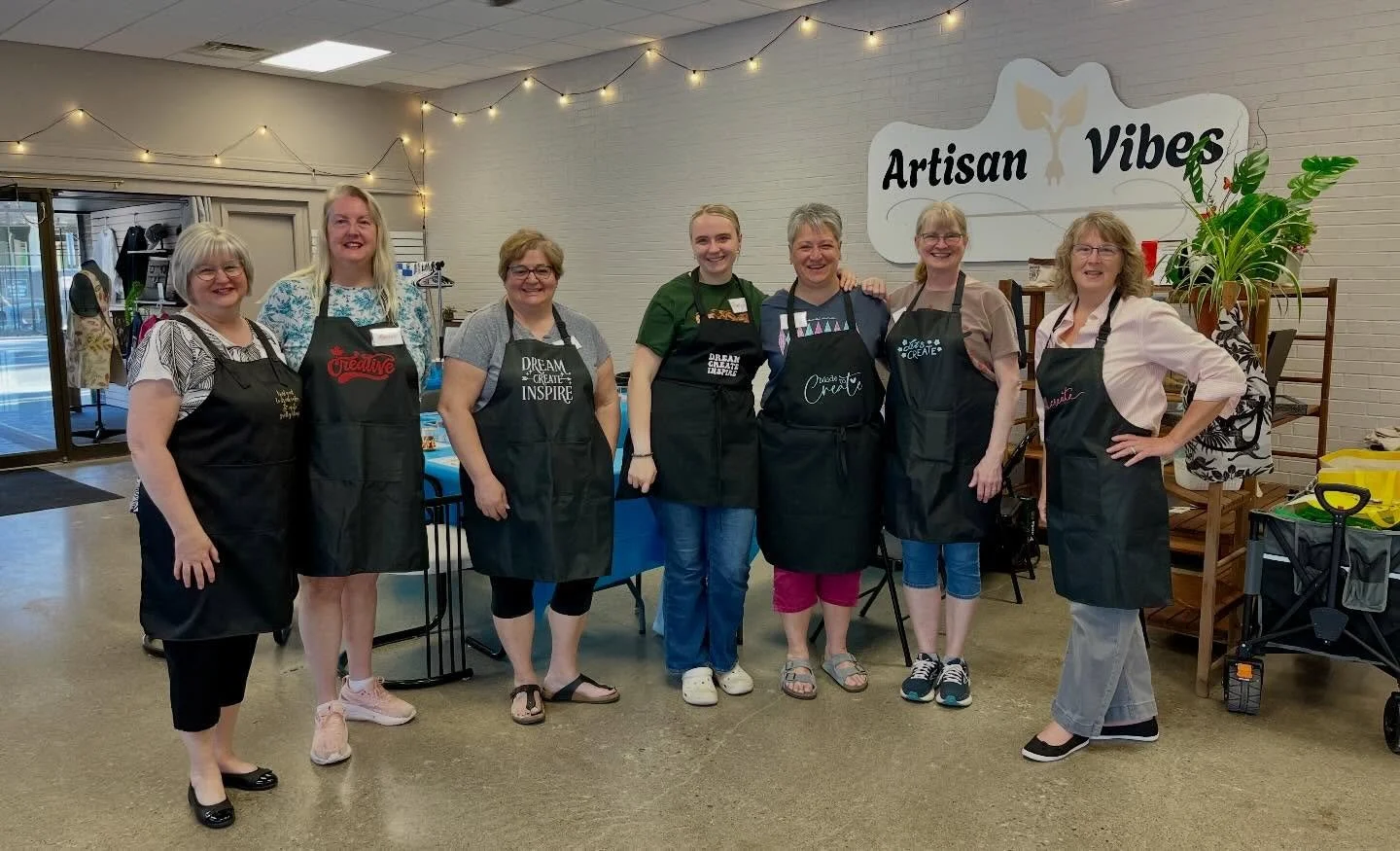 One week ago. This wonderful group of curious people joined me for an evening of cultivating creativity. We shared. We discussed. We experimented. We snacked. My thanks to the women that came. You brought amazing energy. My thanks to Jennifer @artisa