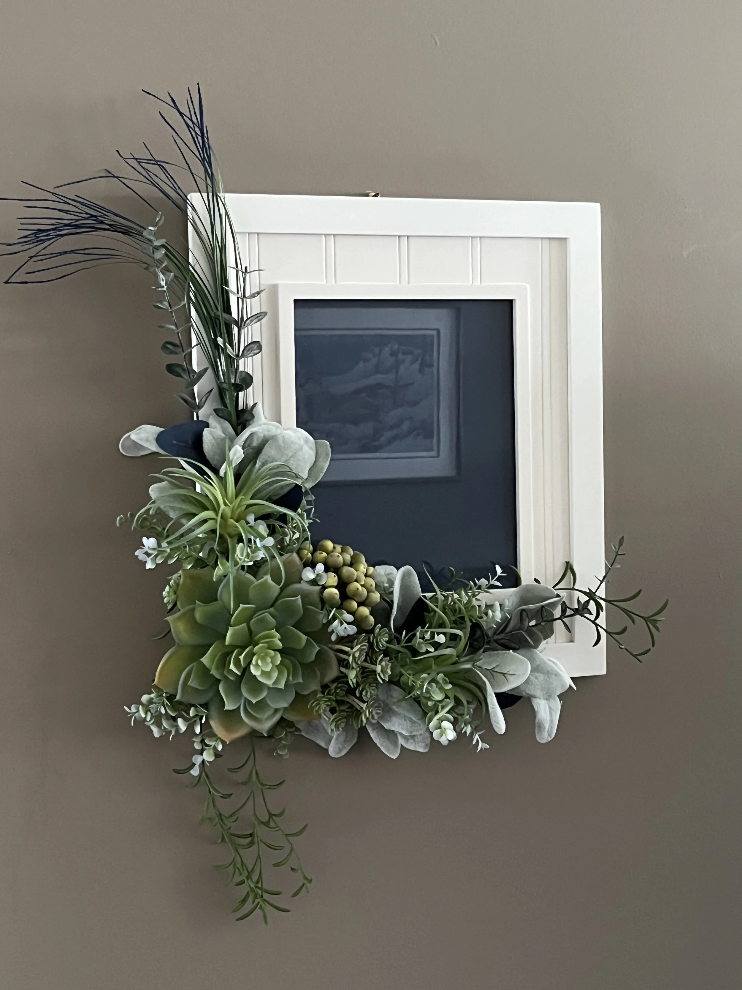 Custom frame wall décor