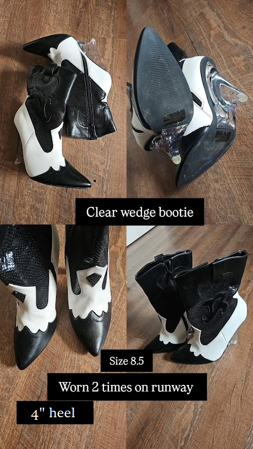 Dolls Kill - Last Goodbye Heeled Cowboy Boots- Size 8.5
