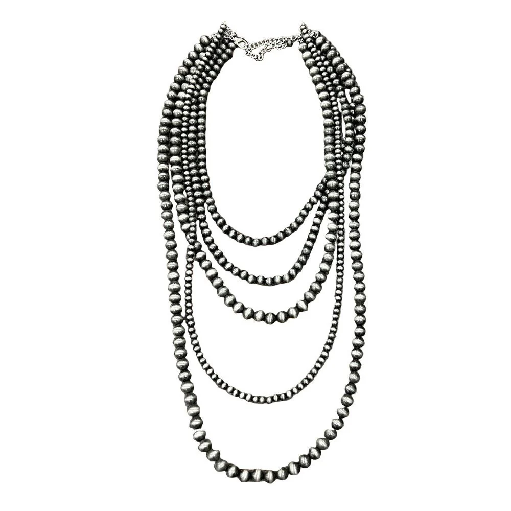 5-strand Navajo Bead Necklace