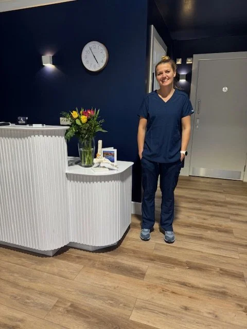 Podiatrist smiling
