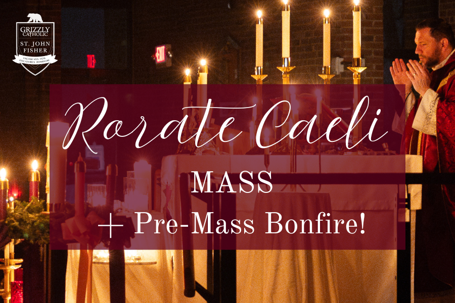 Rorate Caeli Mass + Pre-Mass Bonfire