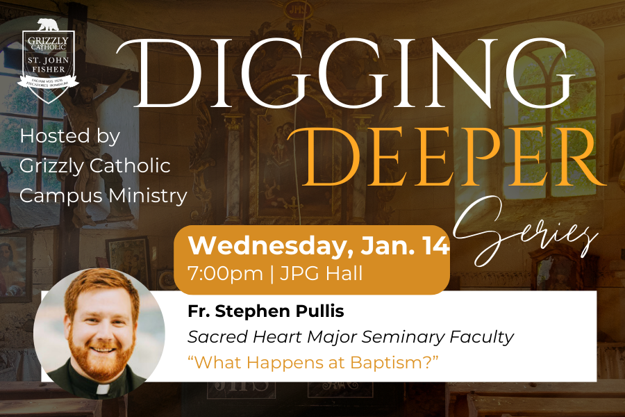 Digging Deeper: Fr. Stephen Pullis on “What Happens at Baptism?”