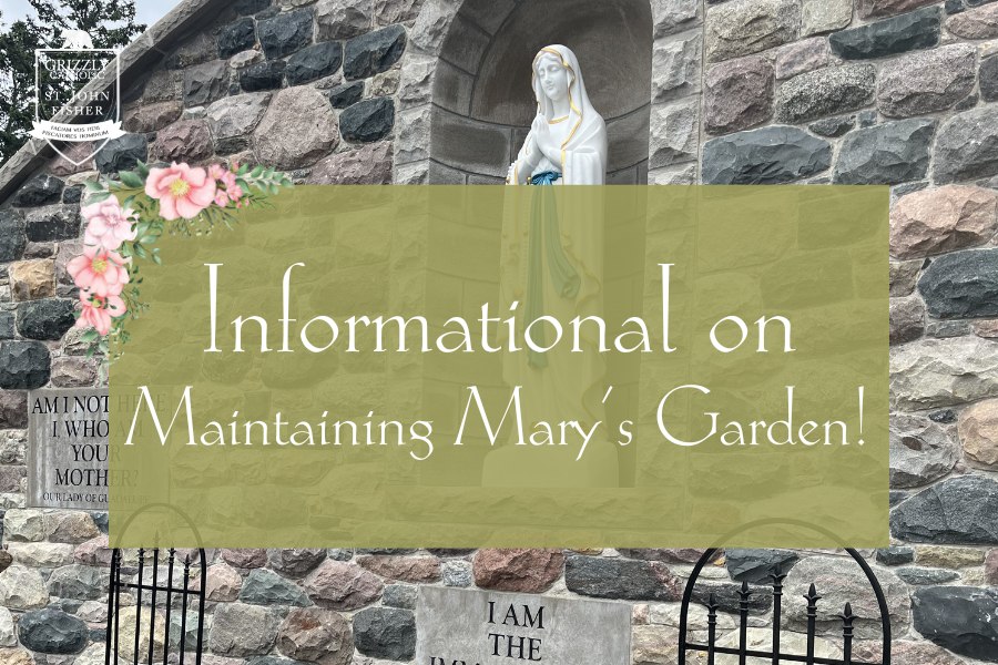 Informational on Maintaining Mary’s Garden