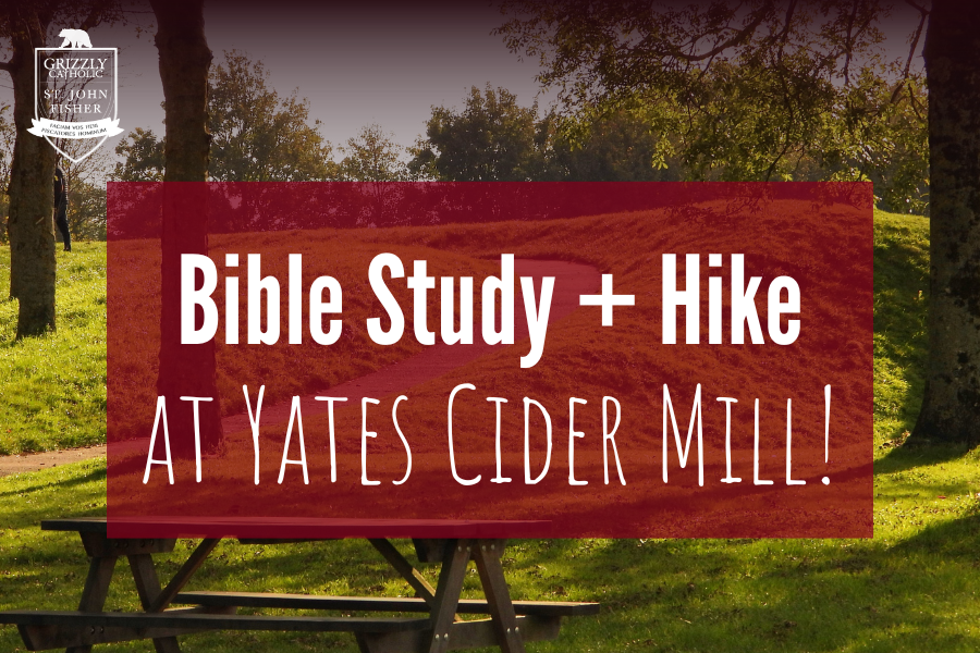 Young Adults Bible Study + Hike at Yates Cider Mill!