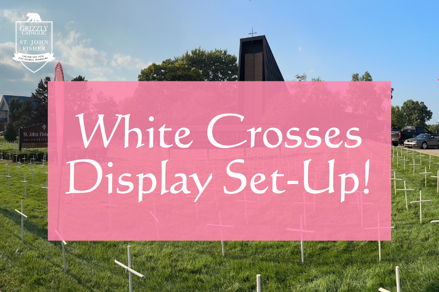 White Crosses Display Set-Up!