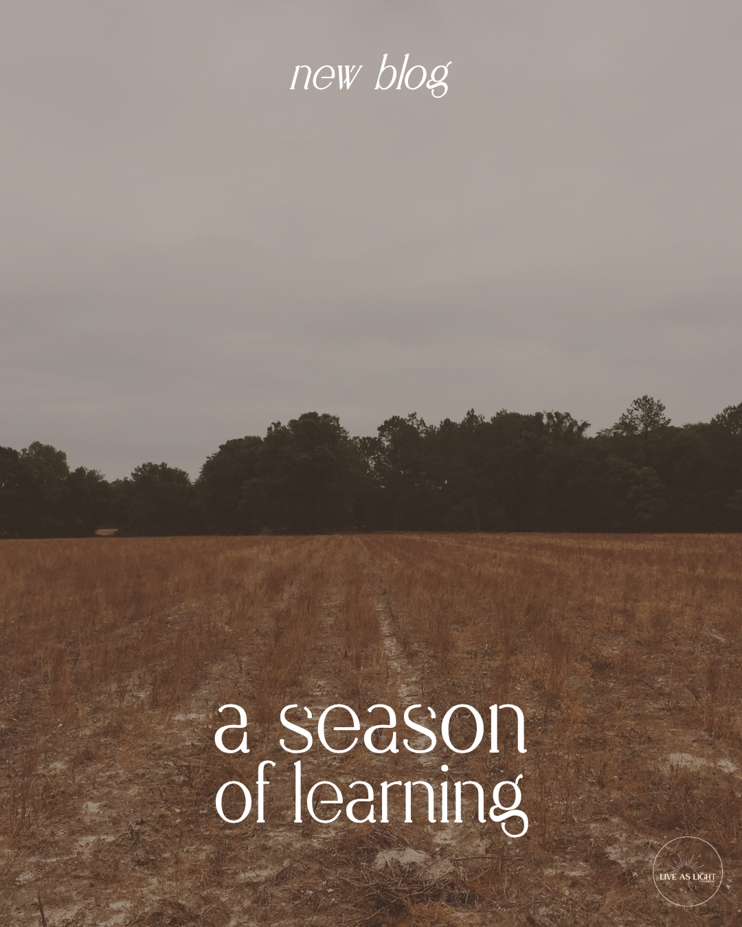 a season of learning