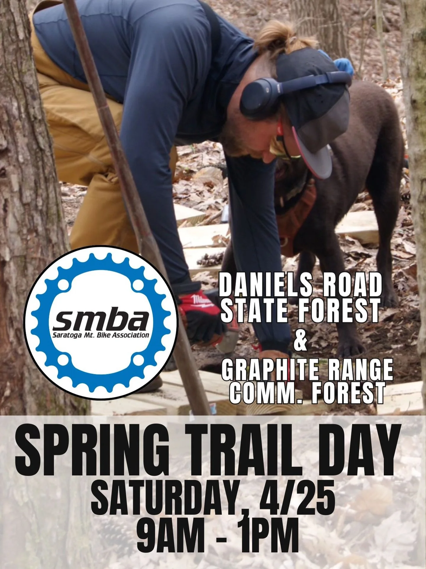 Spring 2026 Trail Day - Saturday April 25th | Daniels Road State Forest &amp; Graphite Range Community Forest