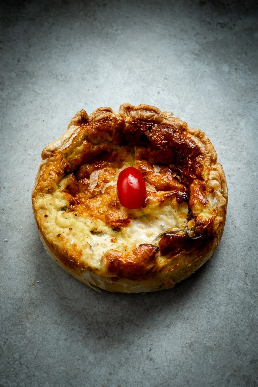 Tomato and Roquefort Quiche