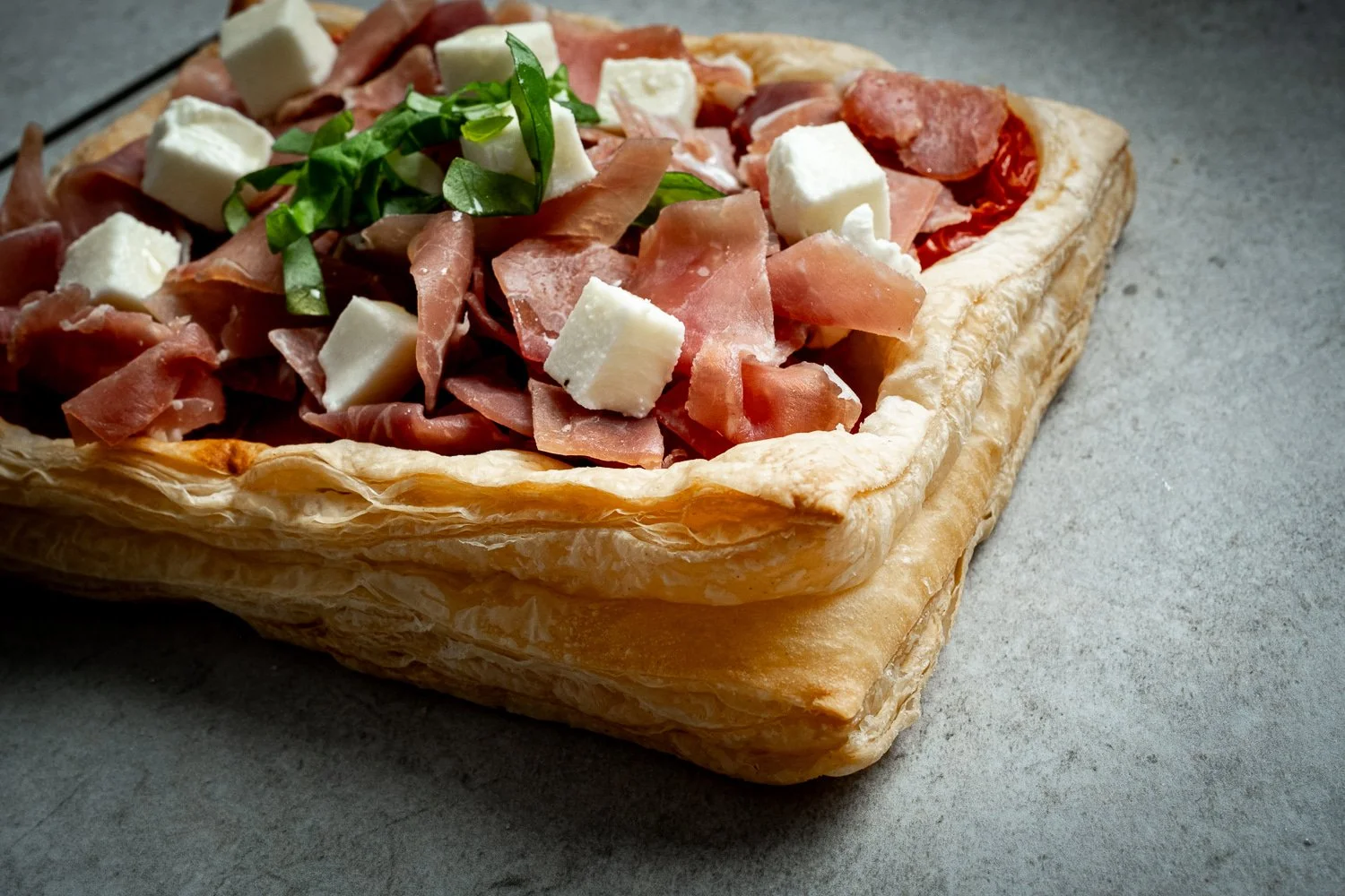 Prosciutto & Mozzarella Puff Pastry
