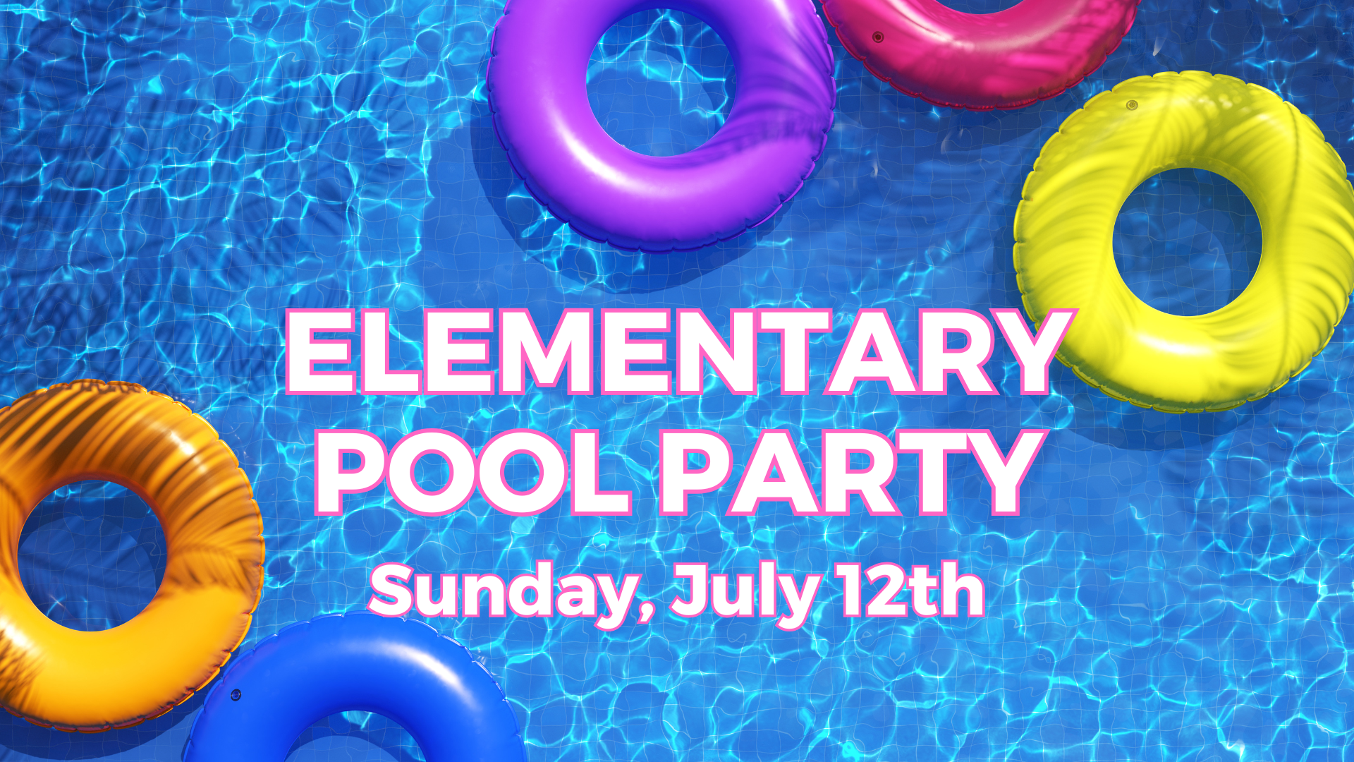 Elementary Pool Party