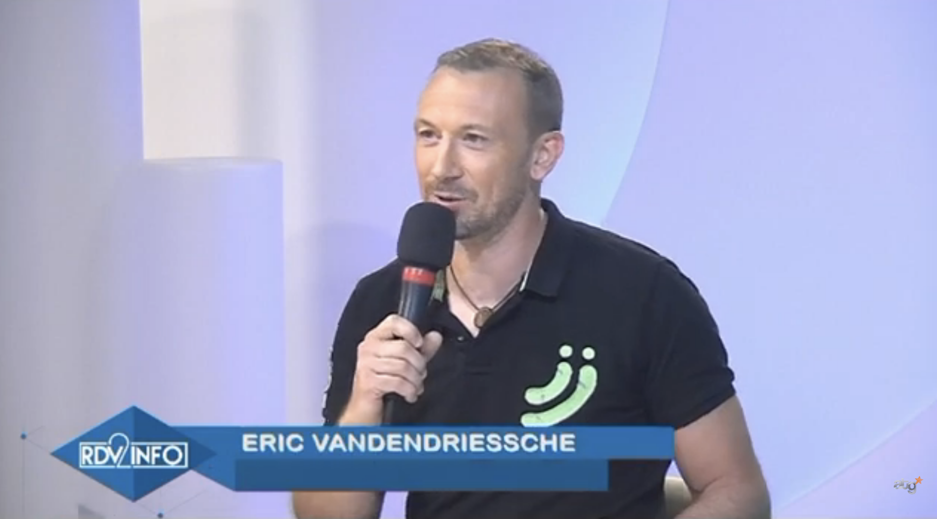 Eric Vandendriessche at the ATG television in French Guiana