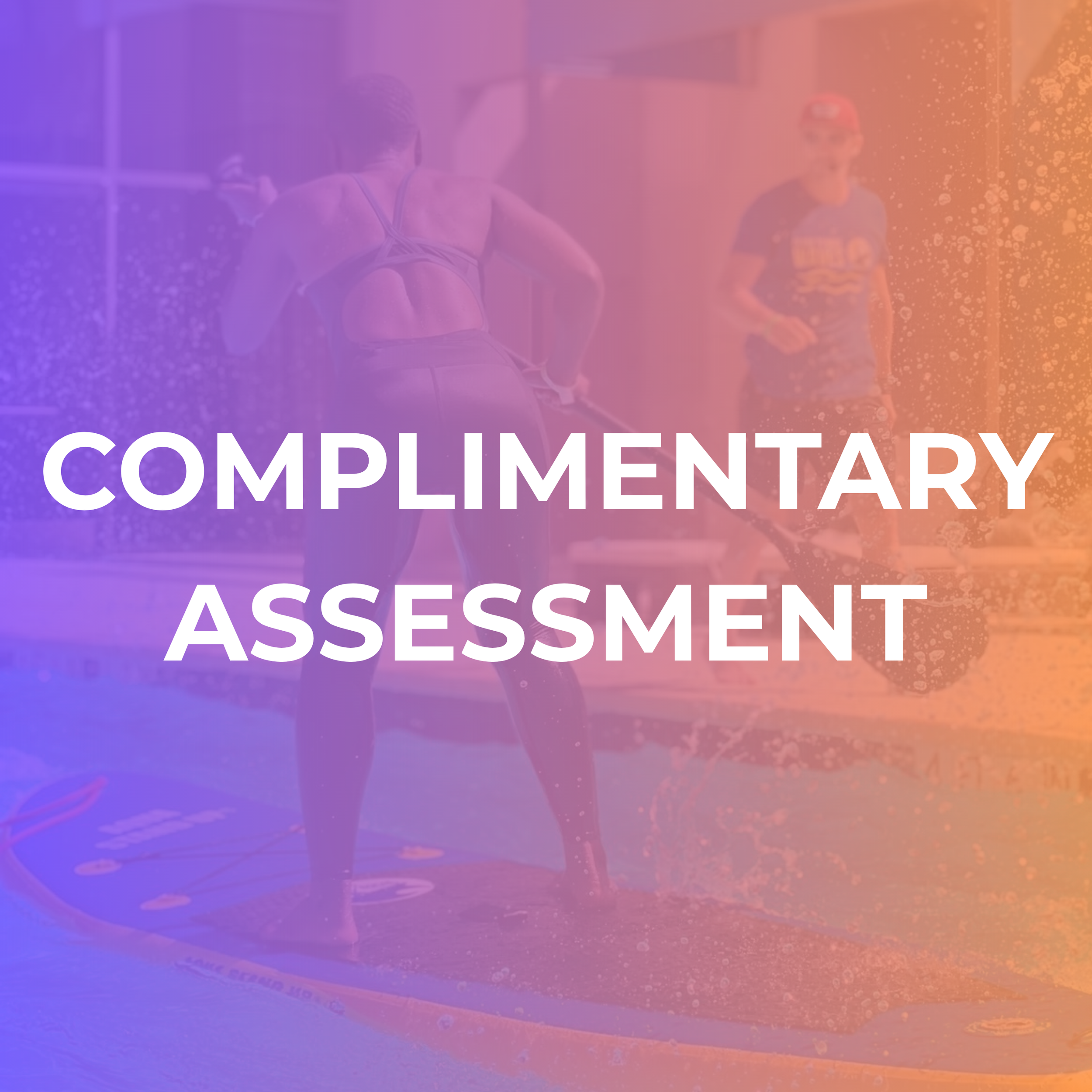 Purple card with text 1 session