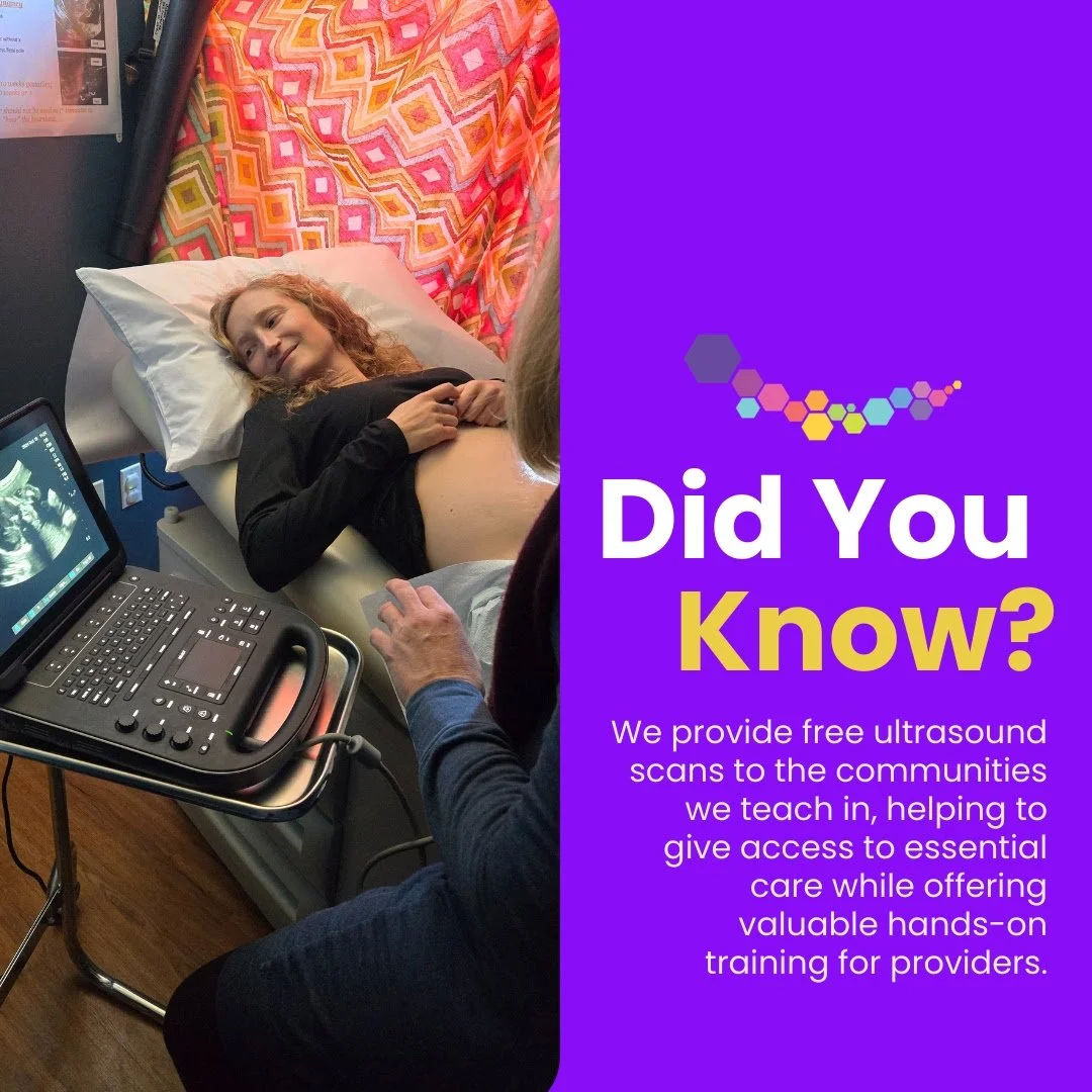 A big part of what we do is built around community access.

At each event, we provide free ultrasound scans to local volunteers. This allows participants to gain hands-on experience while also offering a service to the community.

It&rsquo;s a model 