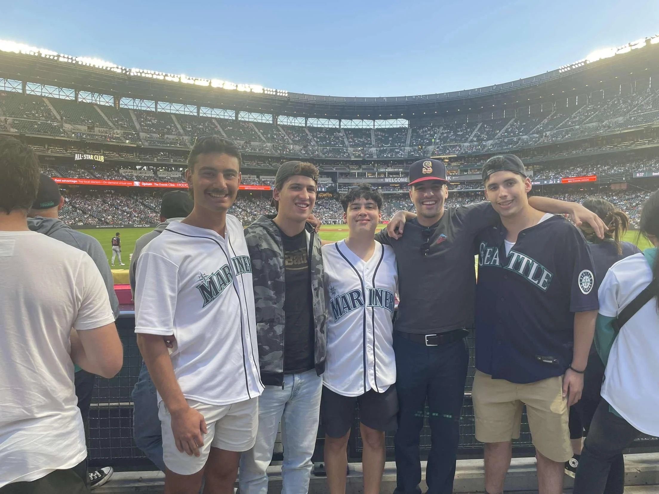 20th birthday at the Mariners game