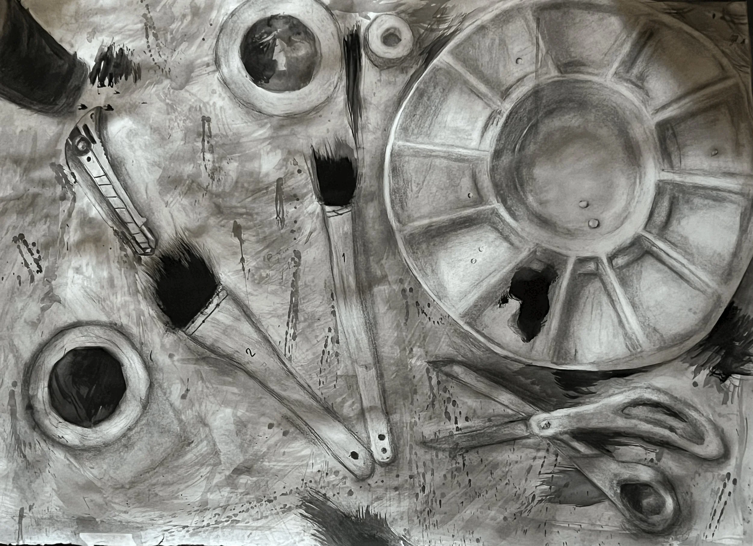 Charcoal Still Life