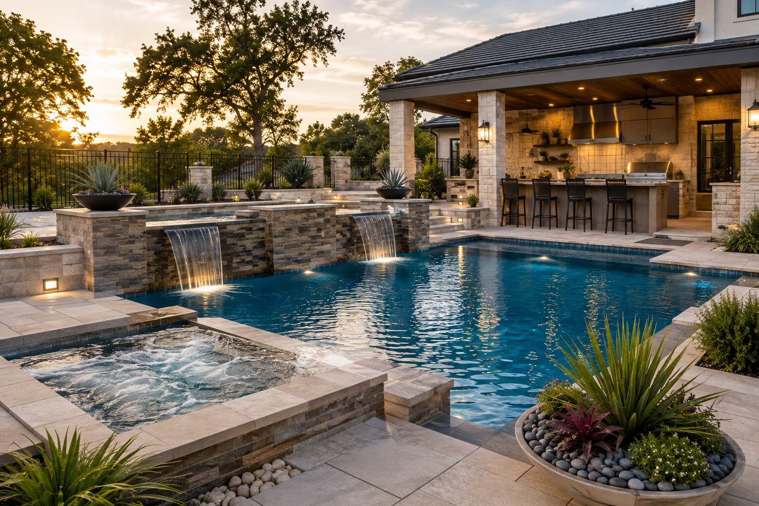 What Affects the Cost of Building a Custom Pool in Central Texas?